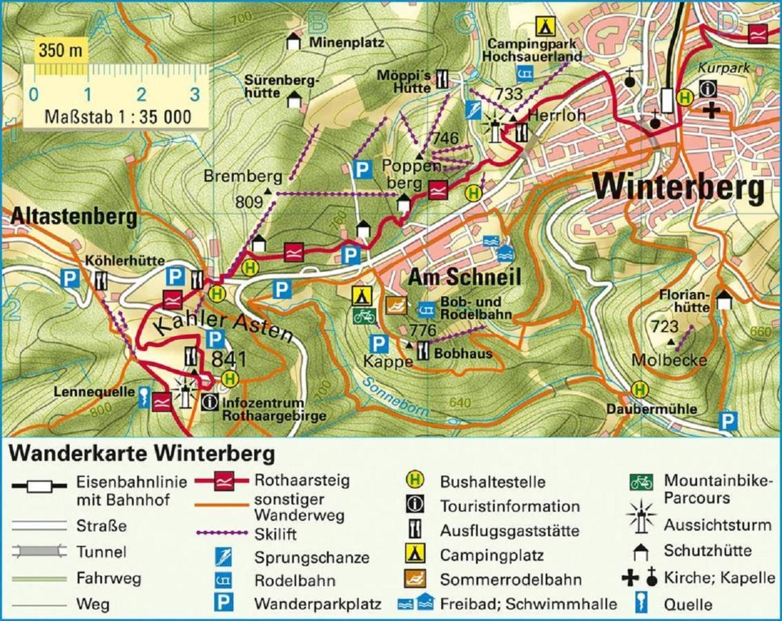 Ferienwohnungen Tausch am Fichtenweg Winterberg Exterior foto